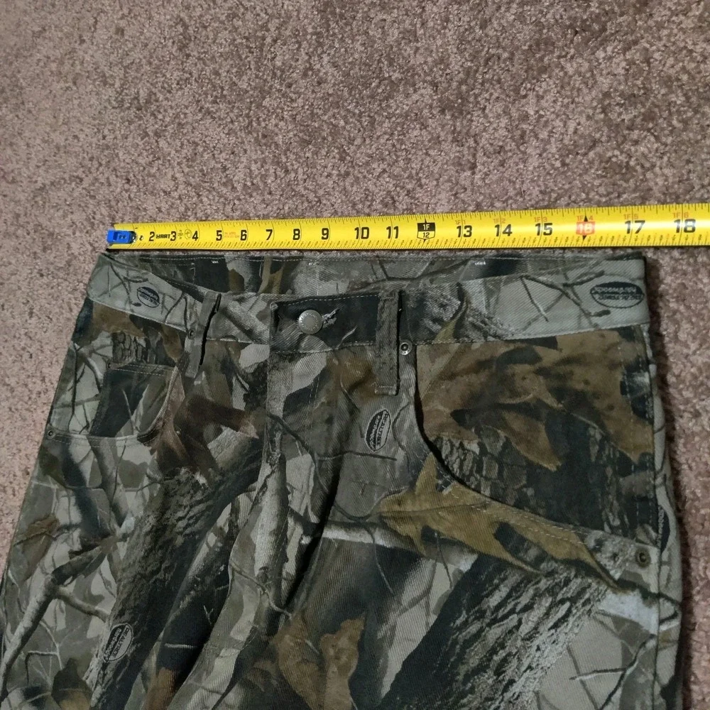 Wrangler Jeans Mens 35 x 33 Realtree Camo Double‎ Knee Pants Workwear Vintage
